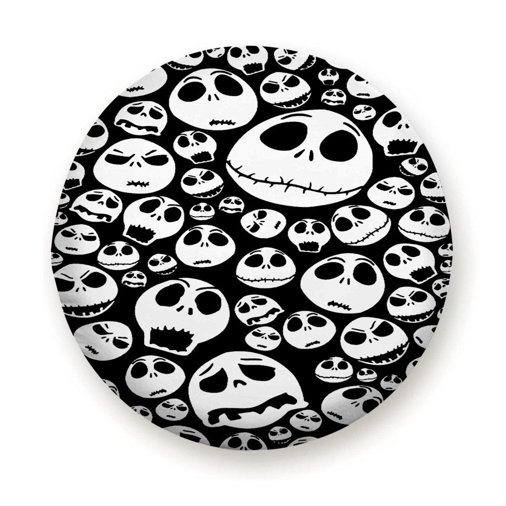Jack Skellington Face Pattern Tire Cover