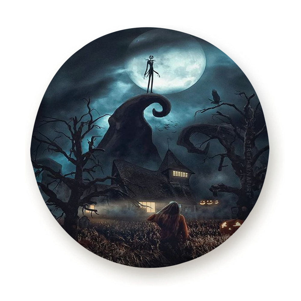 Jack Skellington Halloween Wallpaper Tire Cover