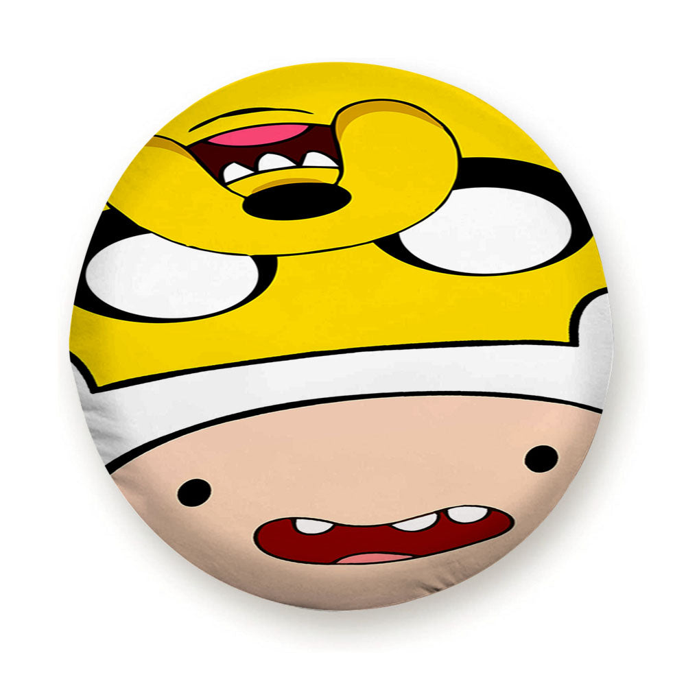 Jake And Finn Adventure Time Tire Cover