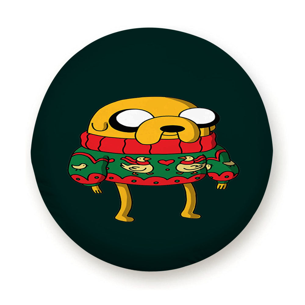 Jake Christmas Jumper Tire Cover