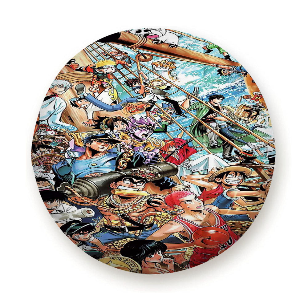 Japan Comic Anime All Character Collage Tire Cover