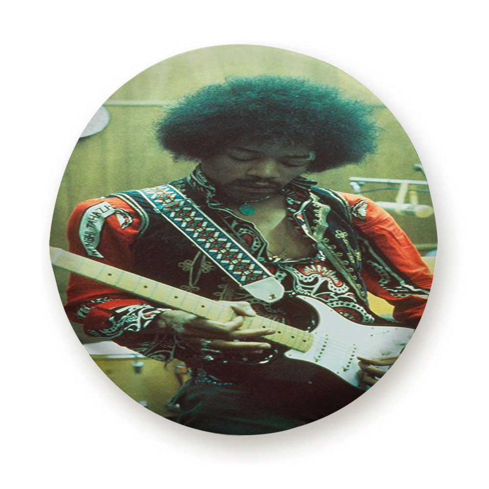 Jimi Hendrix Guitar Playing Tire Cover