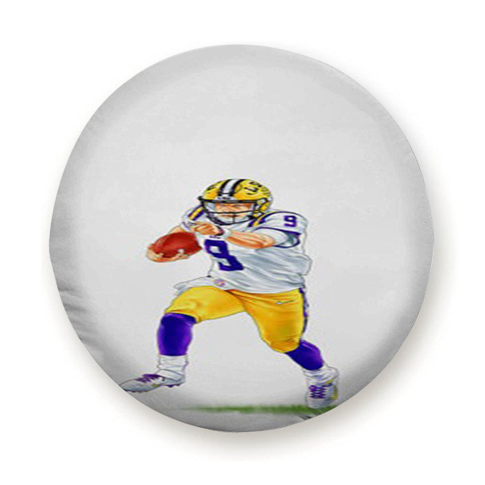 Joe Burrow Lsu Tigers Tire Cover