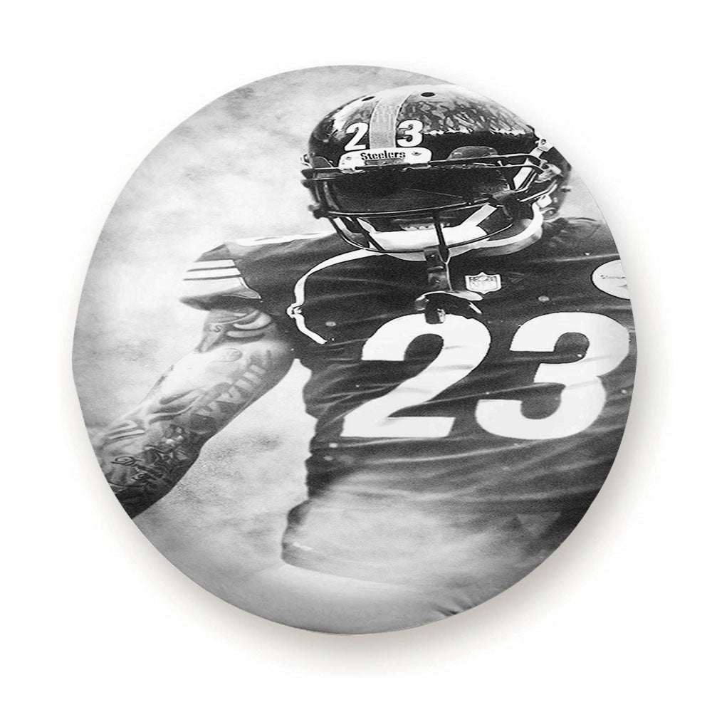 Joe Haden Pittsburgh Steelers Smoke Wallpaper Tire Cover