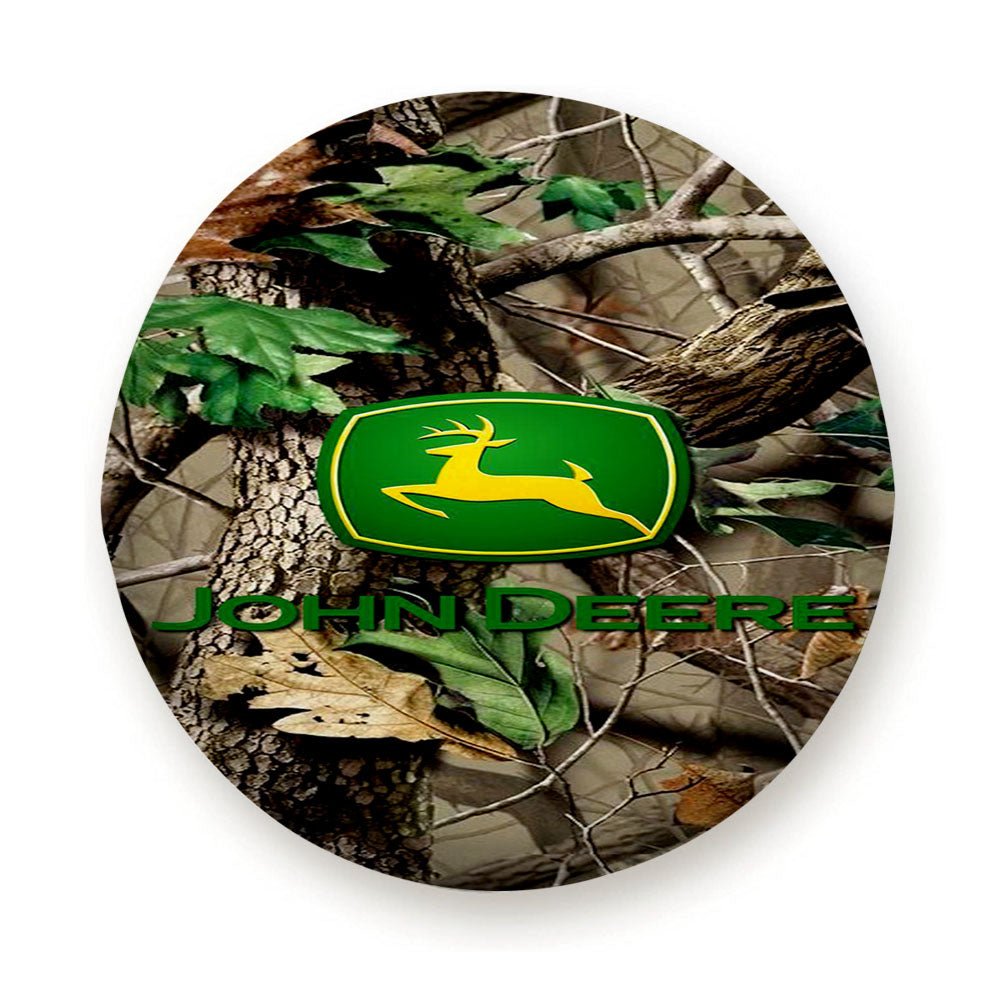 John Deere Camo Logo Tire Cover