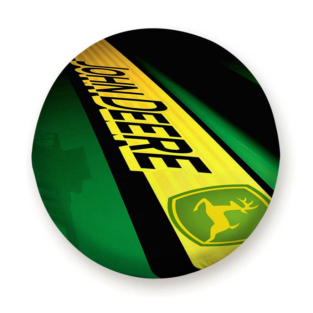 John Deere Green Yellow Tire Cover