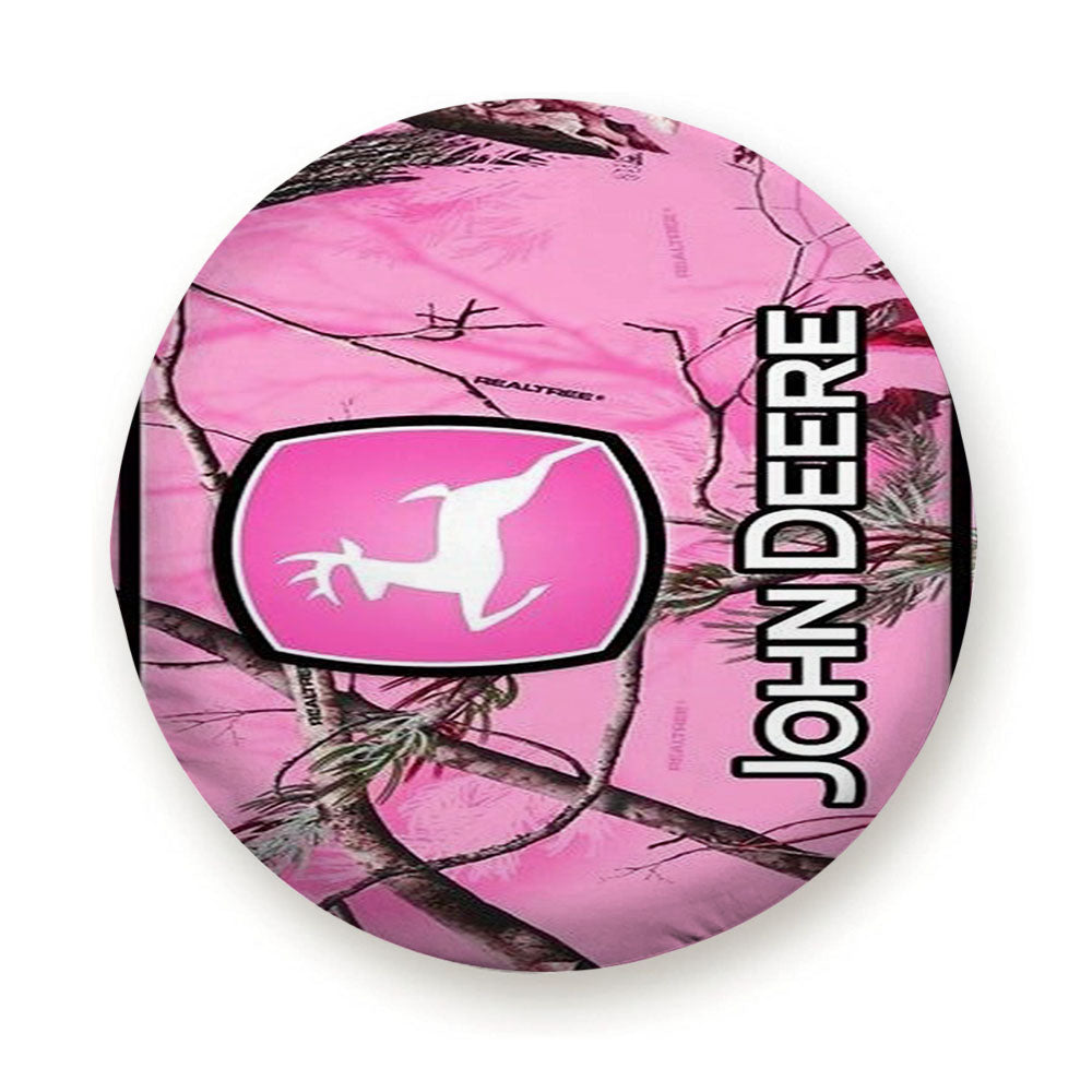 John Deere Pink Camo Tire Cover