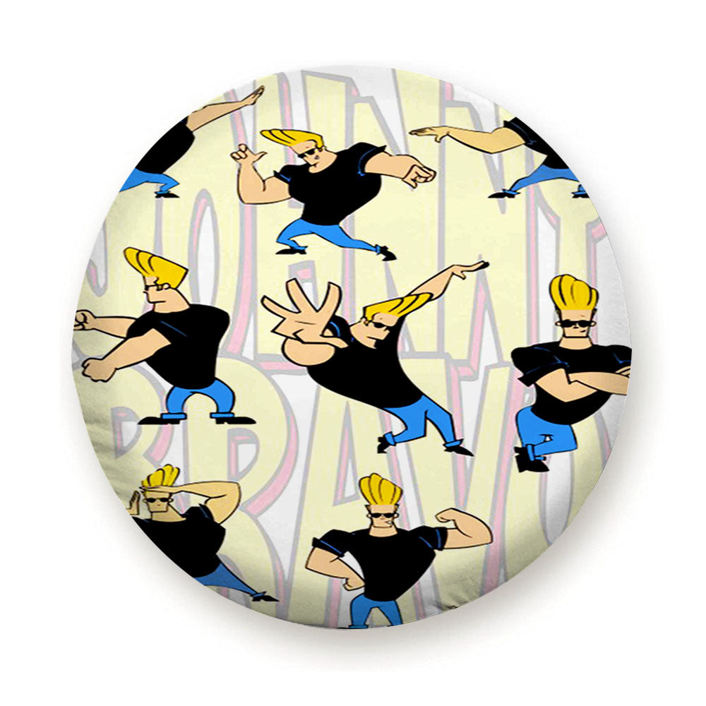 Johnny Bravo Pattern Wallpaper Tire Cover