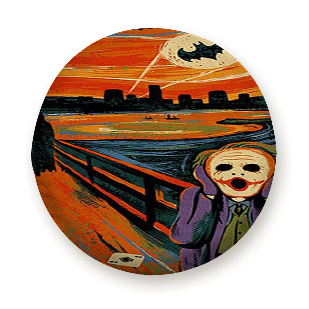 Joker And Batman Vangogh Style Tire Cover