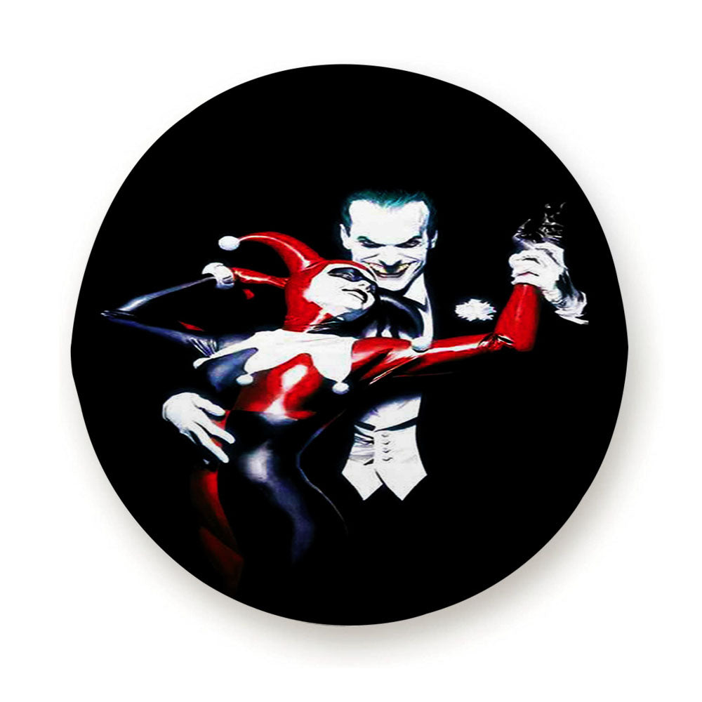 Joker And Harley Quinn Dark Tire Cover