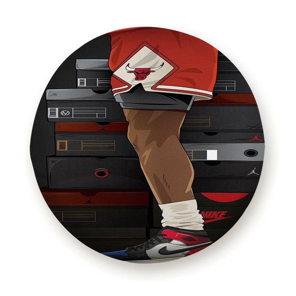 Jordan Sneaker Collection Illustration Tire Cover