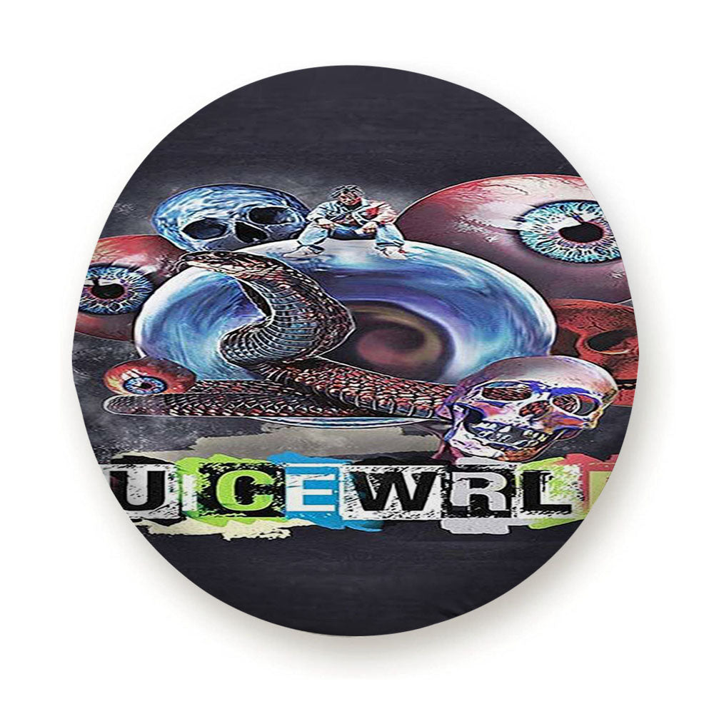 Juice Wrld 999 Skull Eyes Tire Cover