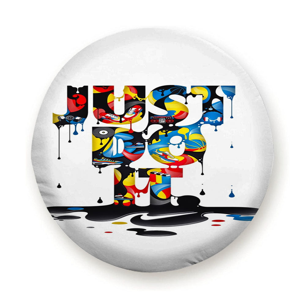 Just Do It Wallpaper Tire Cover