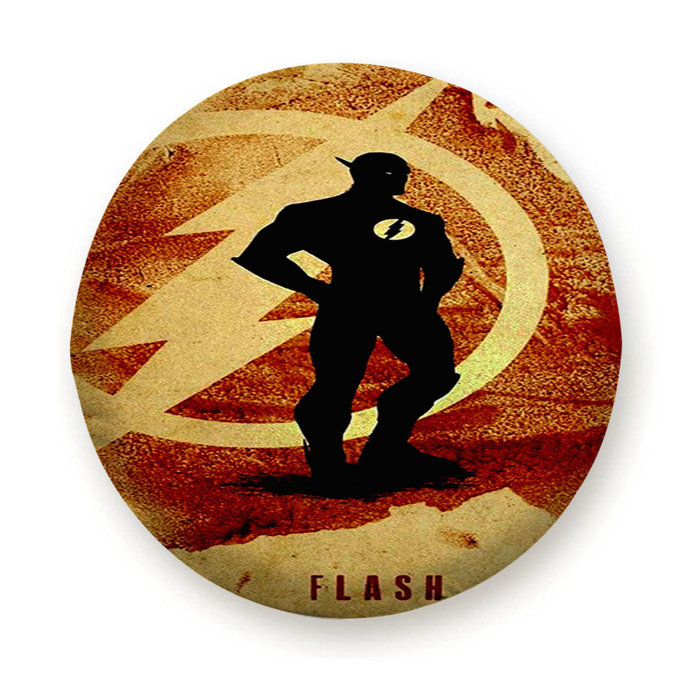 Justice League Silhouette Posters Flash Tire Cover