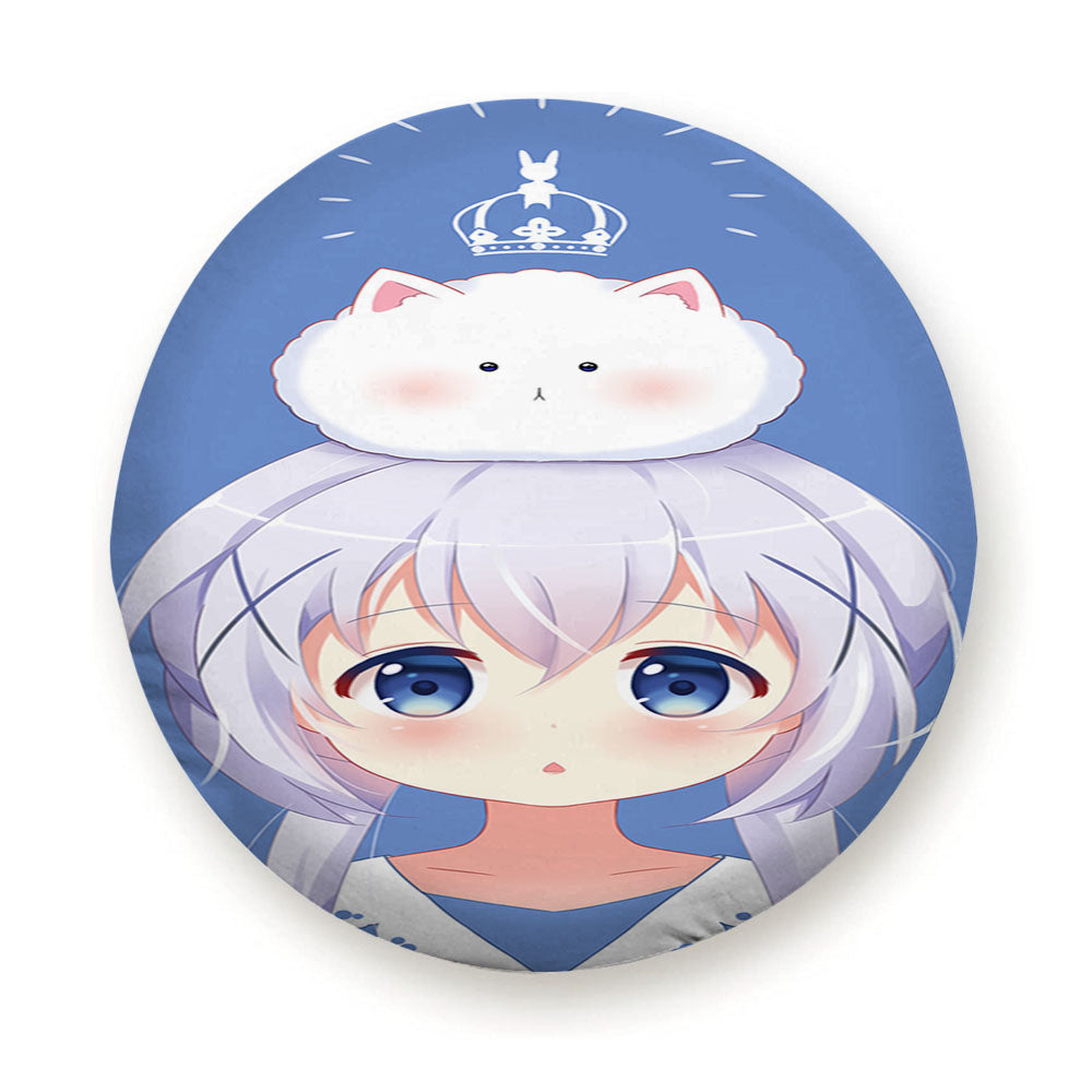 Kafuu Chino Anime Girl Tire Cover