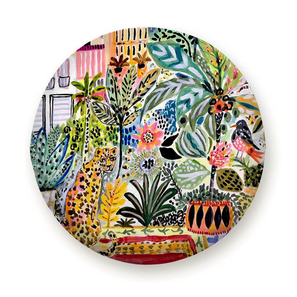 Karen Fields Tiger In The City Tire Cover