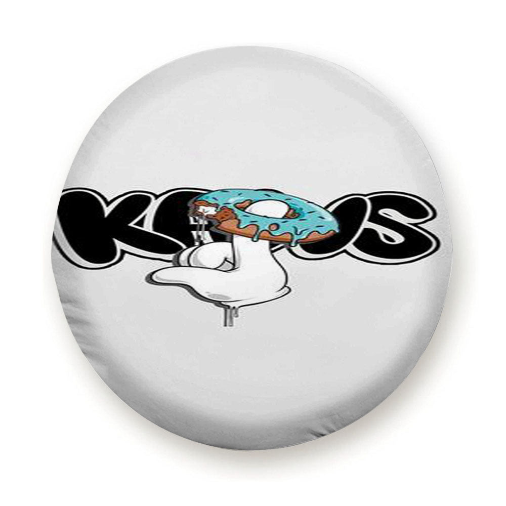 Kaws Finger Donut Tire Cover