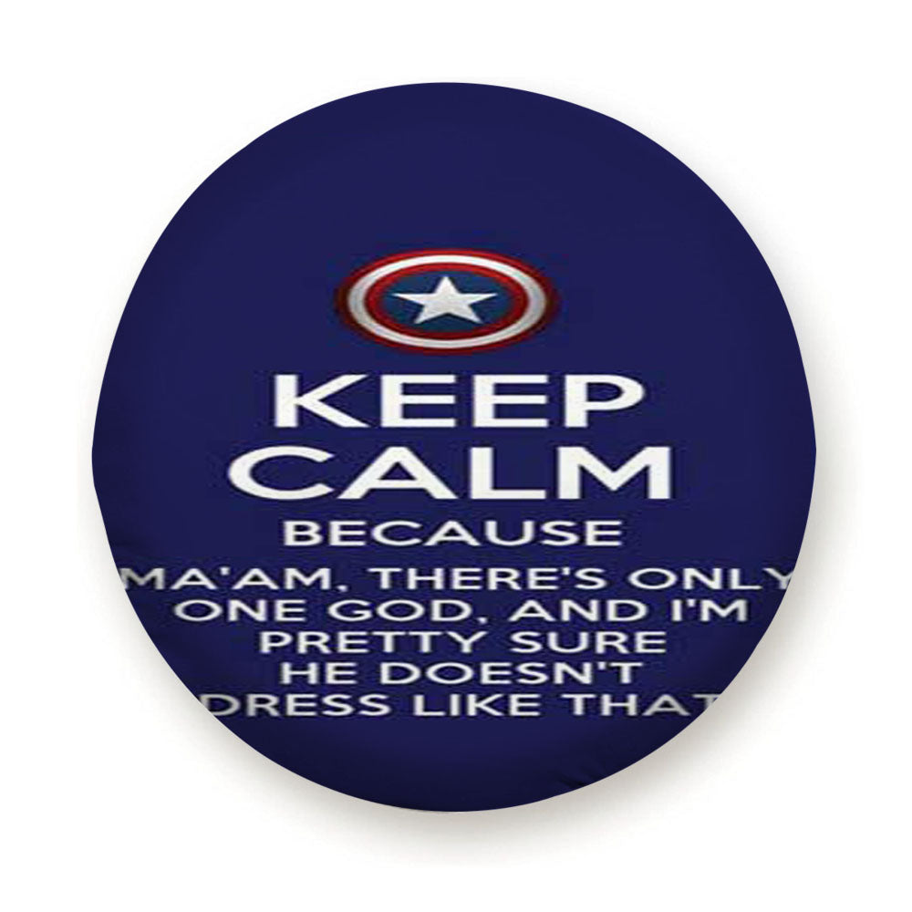 Keep Calm Captain America Tire Cover