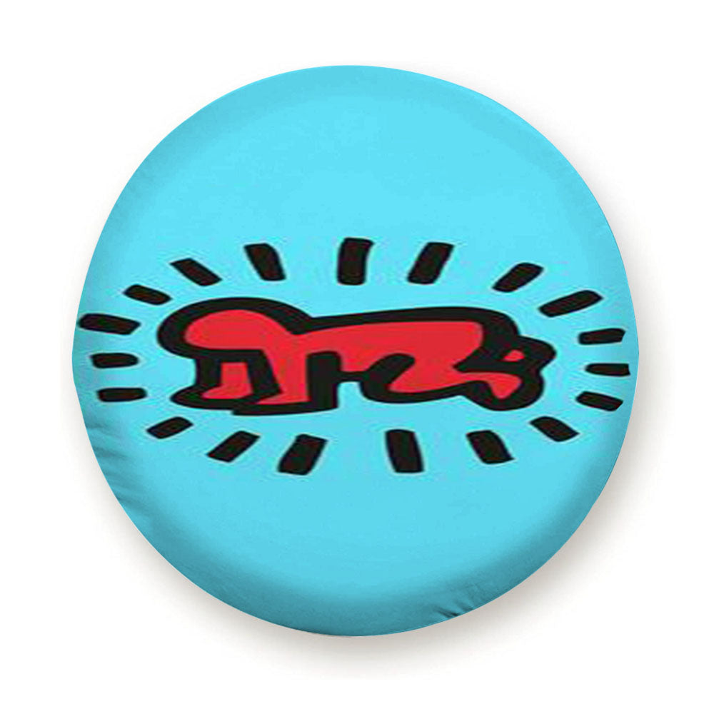 Keith Haring 2 Tire Cover