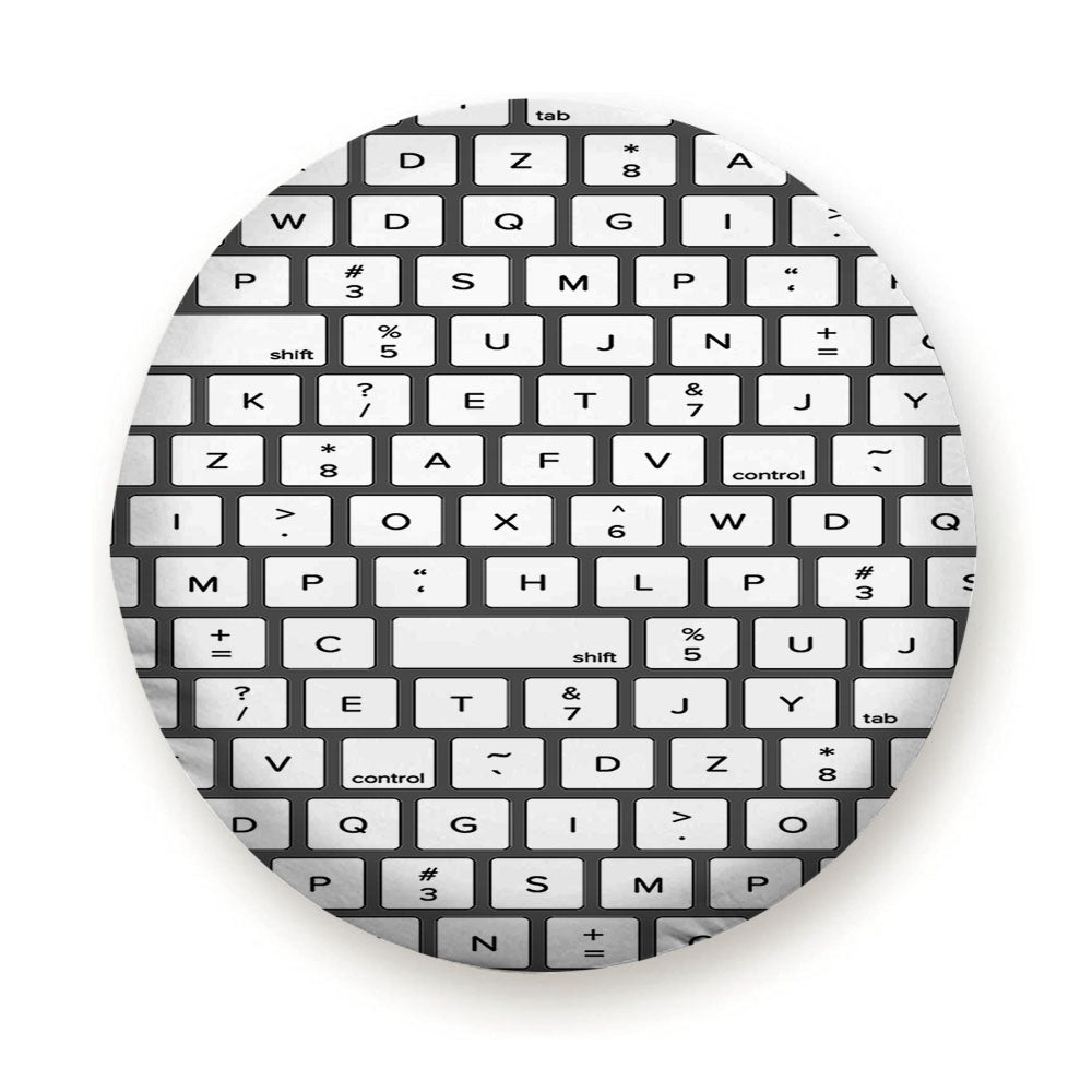 Keyboard Pattern Tire Cover