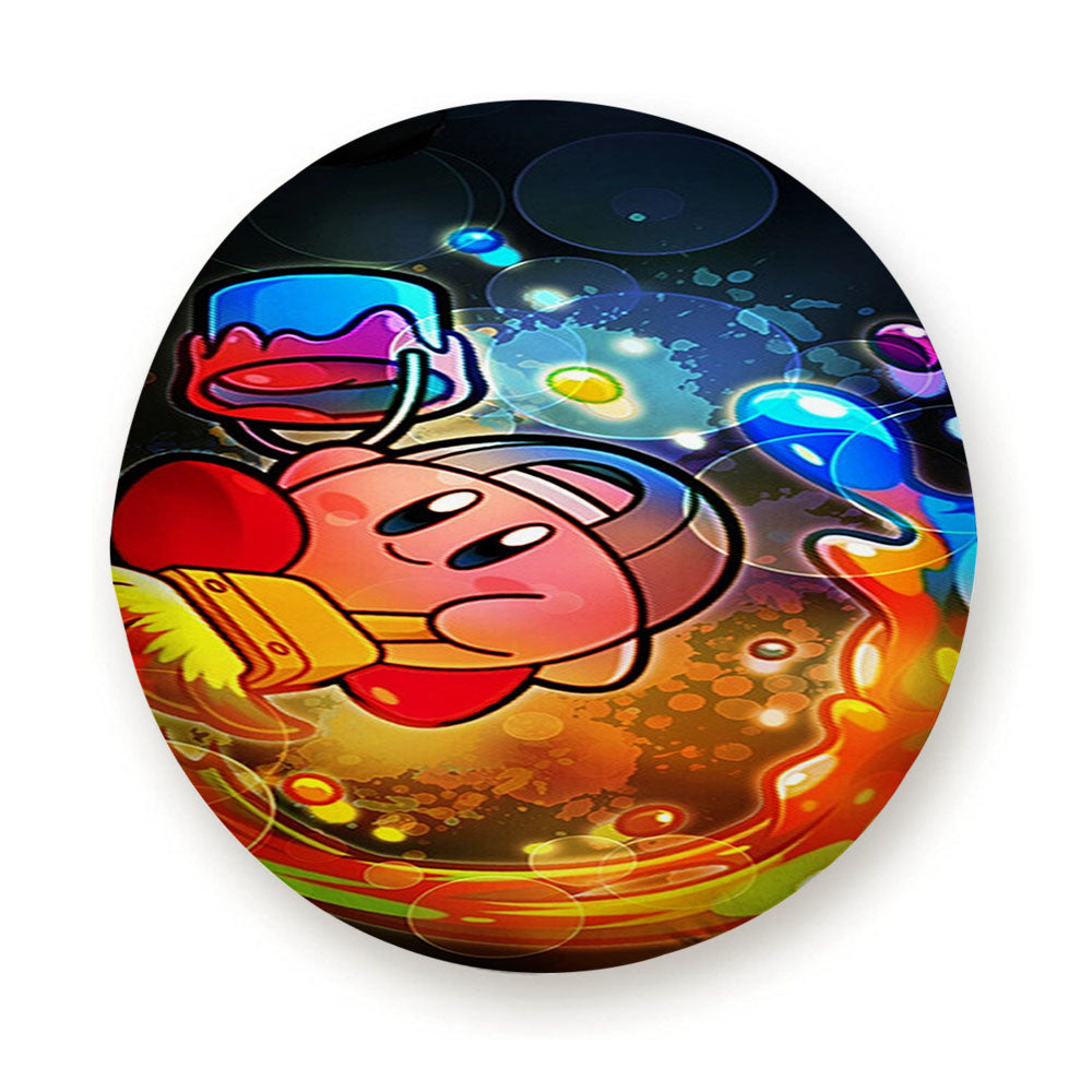 Kirby Cute Art Tire Cover