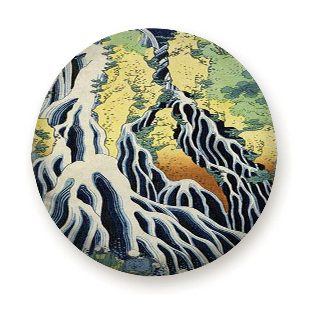Kirifuri Falls In Kurokawa Mountain Tire Cover