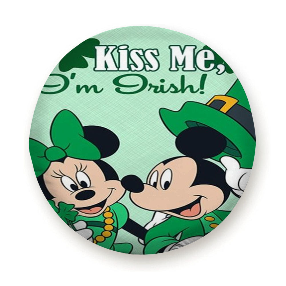Kiss Me I'M Irish Mickey & Minnie Tire Cover