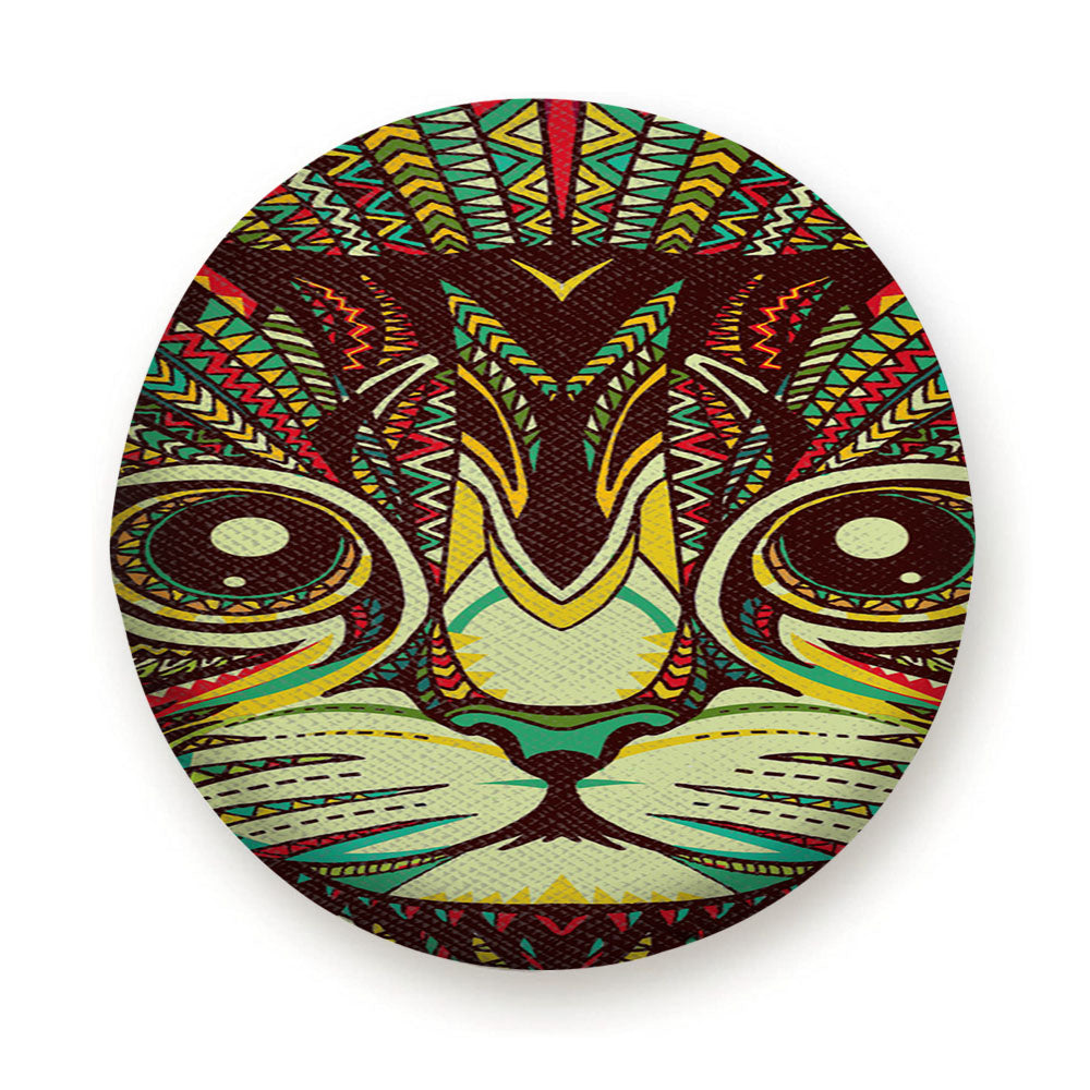 Kitten Aztec Pattern Tire Cover
