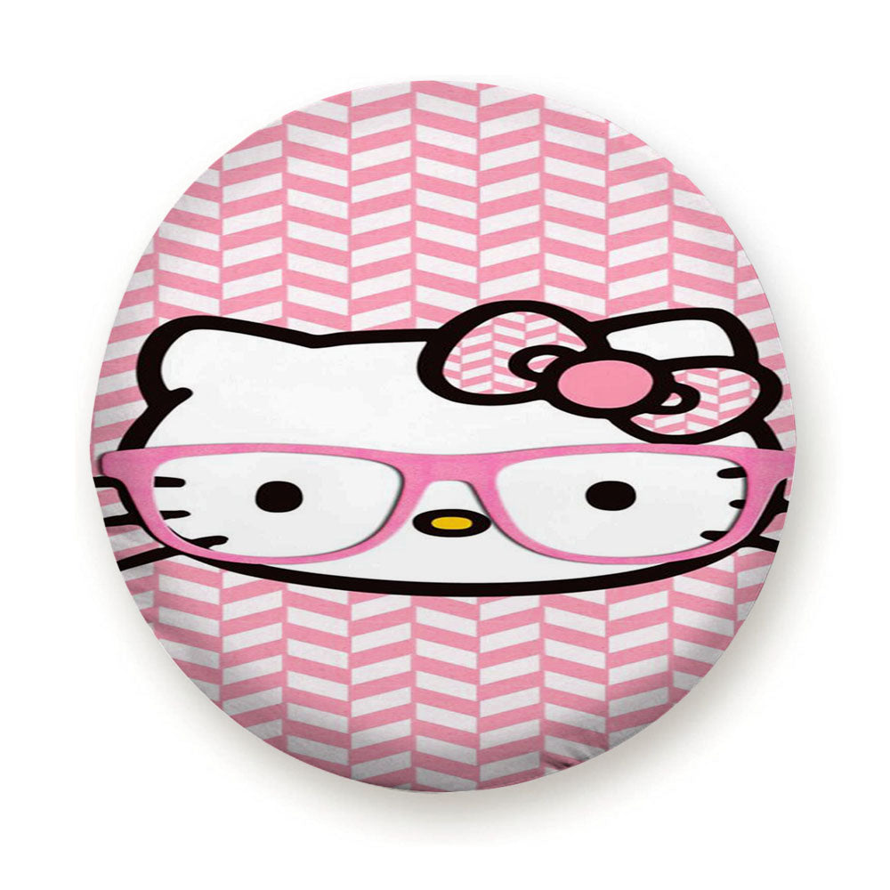 Kitty Cat Face Cute Pattern Tire Cover