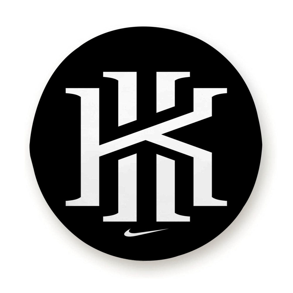 Kyrie Irving Nike Black White Logo Tire Cover