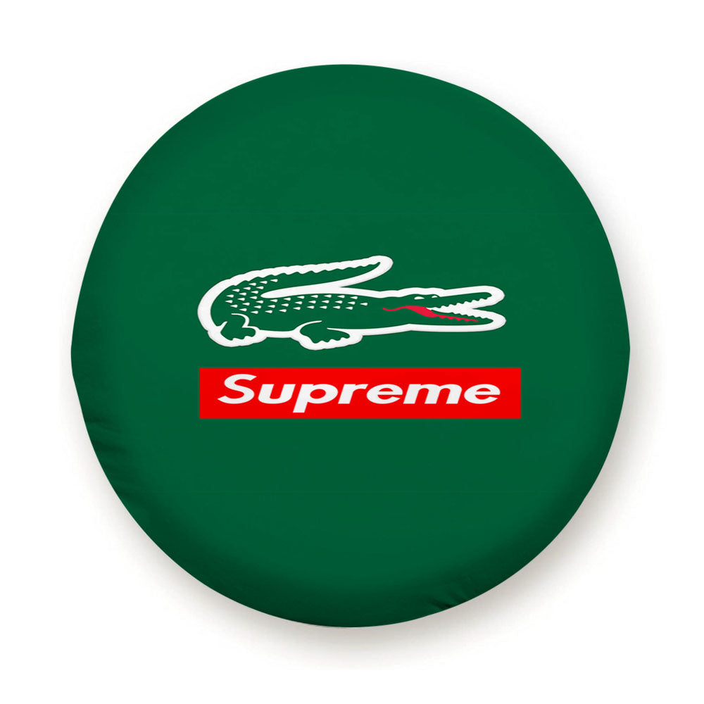 Lacoste X Supreme Tire Cover