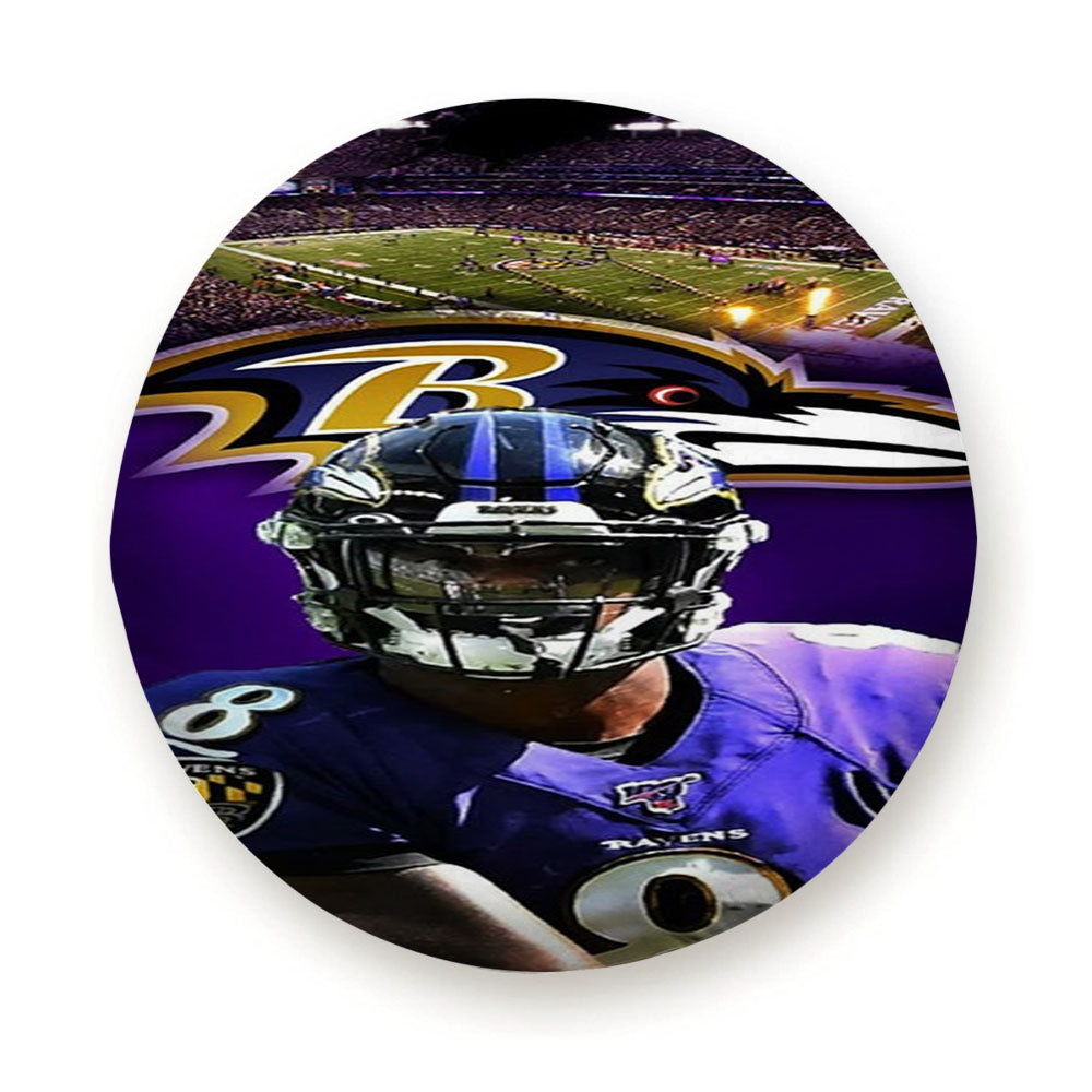 Lamar Jackson Nfl Baltimore Ravens Tire Cover