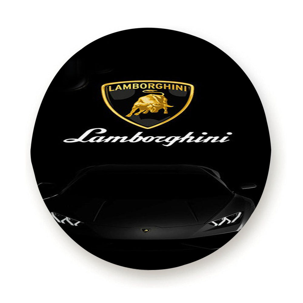 Lamborghini Black Tire Cover