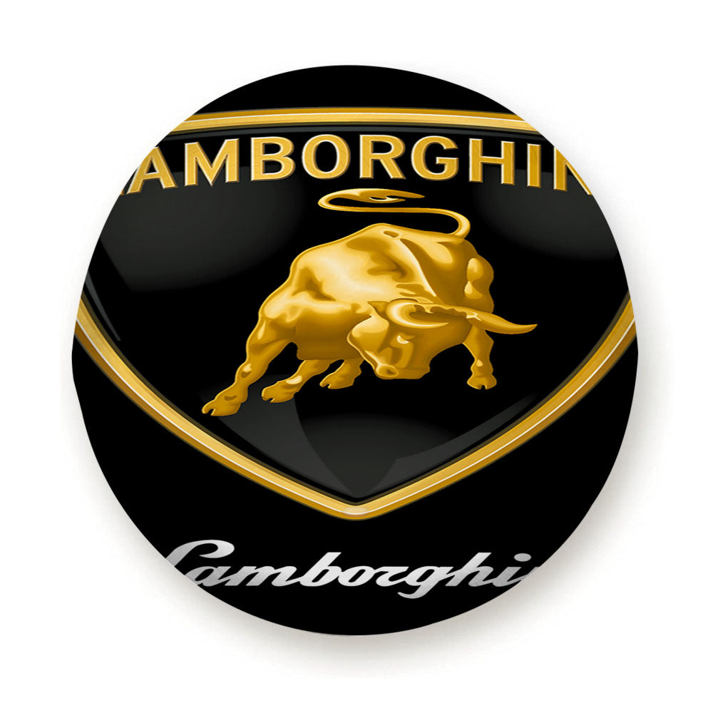 Lamborghini Golden Logo Tire Cover