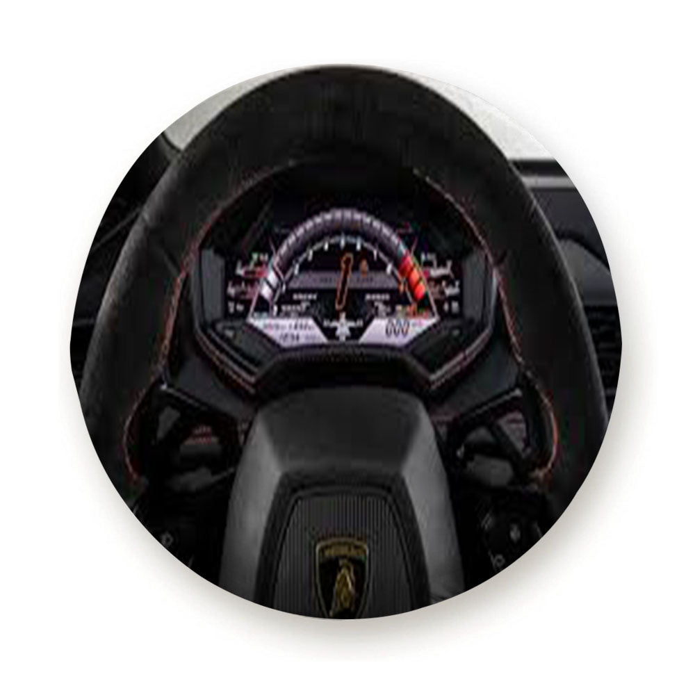 Lamborghini Huracan Evo Interior 2019 4K Tire Cover