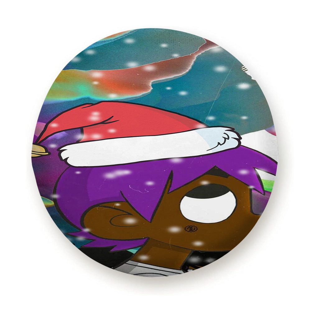 Lil Uzi Christmas Santa Tire Cover