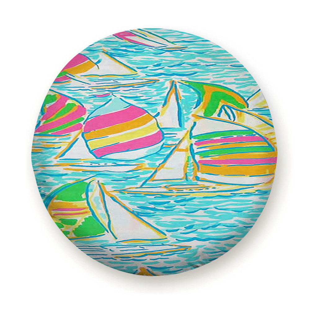 Lilly Pulitzer Sailboat Tire Cover