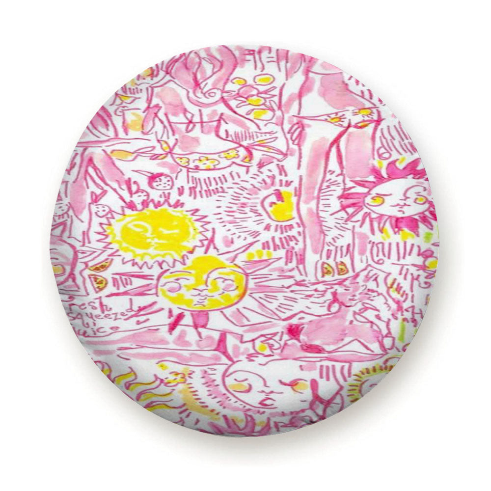Lillypulitzer Pink Shunsine Pattern Tire Cover