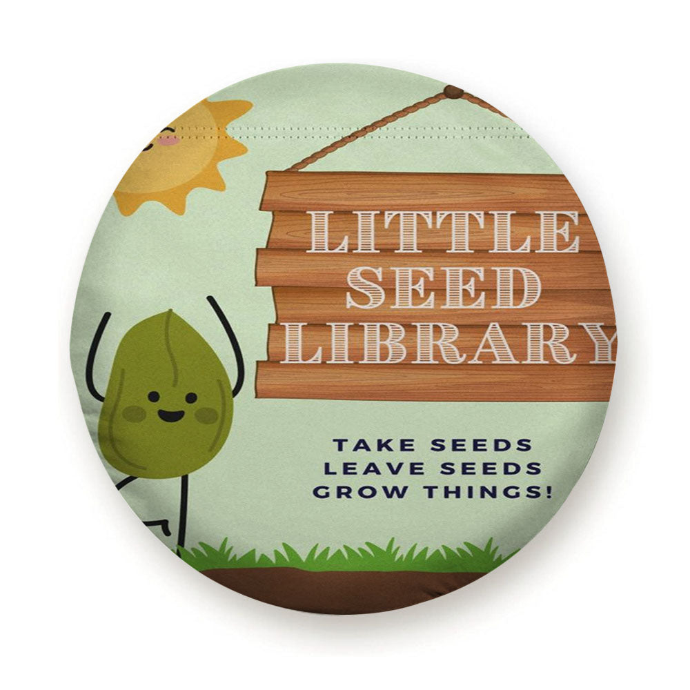 Little Free Seed Library Tire Cover