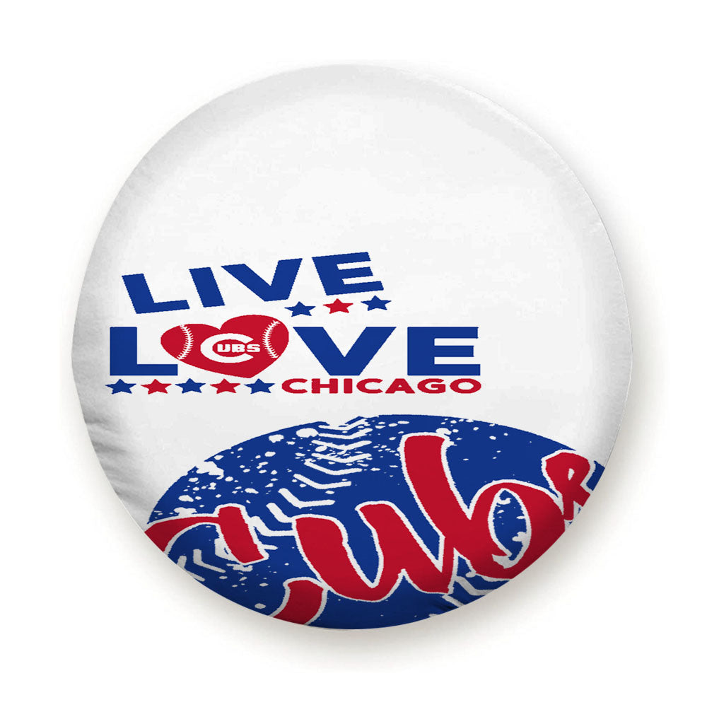 Live Love Chicago Cubs Tire Cover
