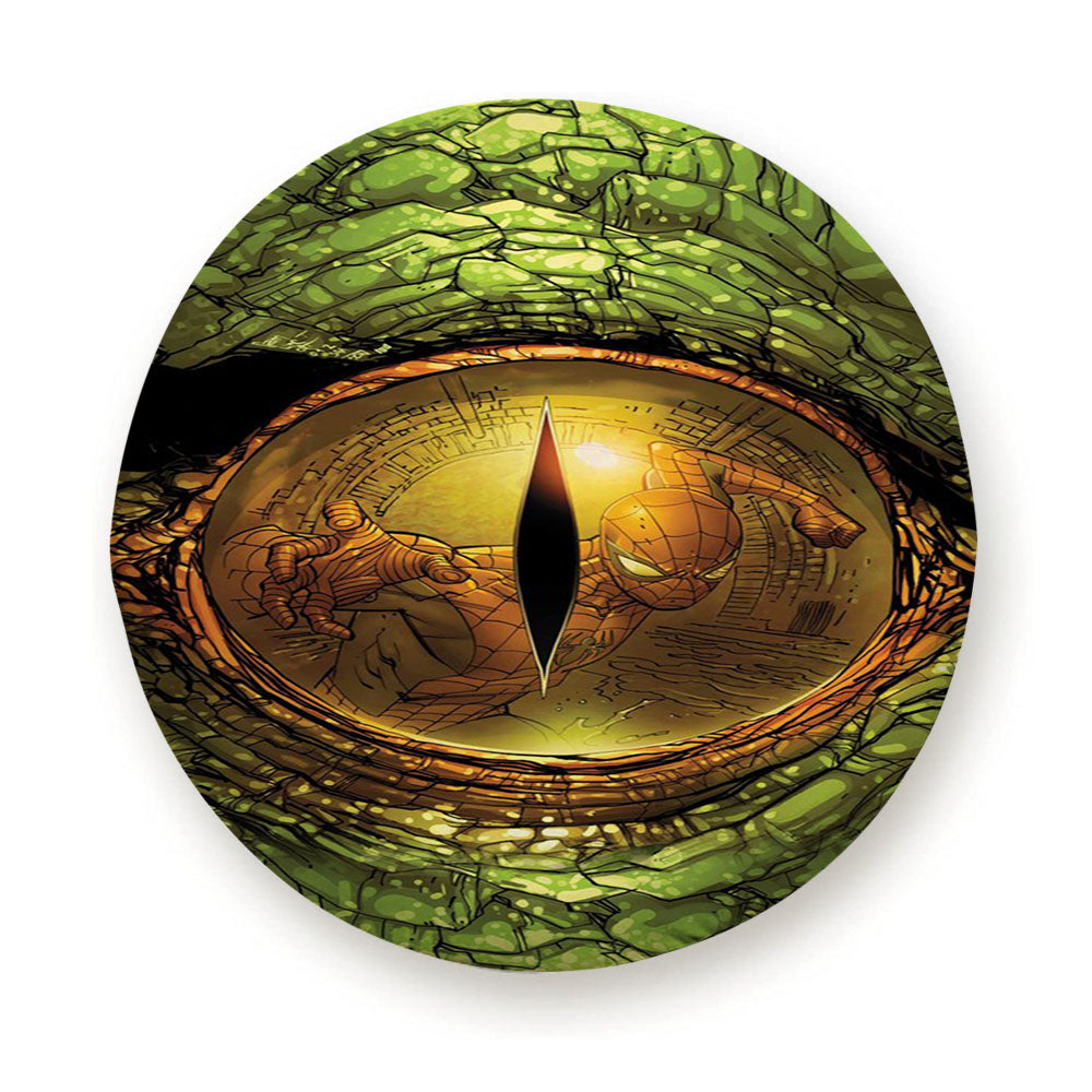 Lizard Eyes Spiderman Comic Tire Cover