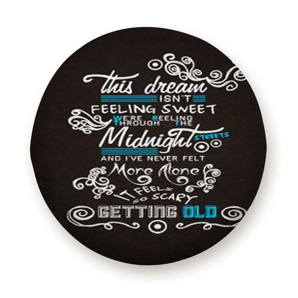 Lorde Lyrics Tire Cover