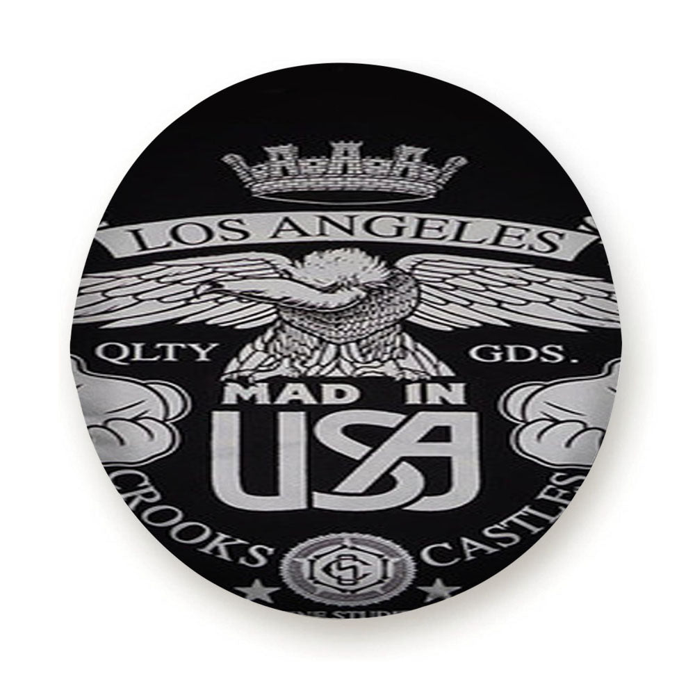 Los Angeles Crooks And Castles Tire Cover