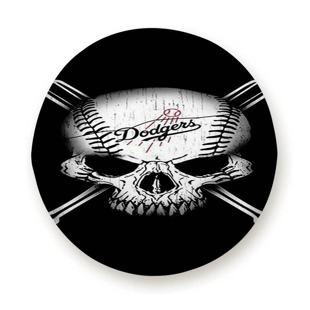 Los Angeles Dodgers Skull Tire Cover