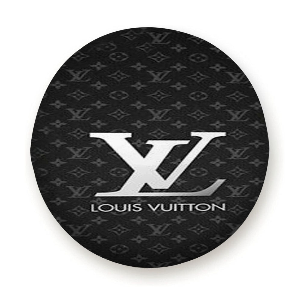 Louis Vuitton Grey Logo Tire Cover