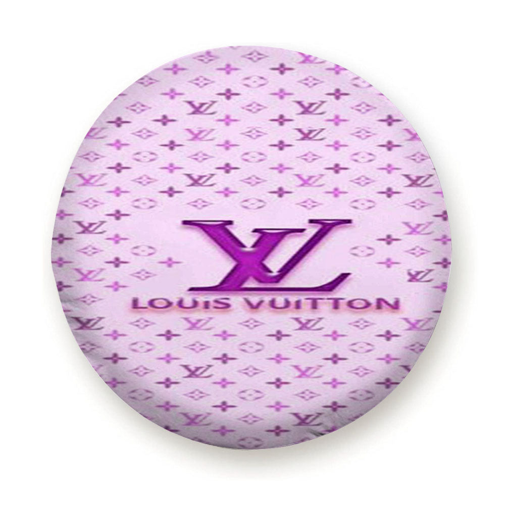 Louis Vuitton Logo Purple Tire Cover
