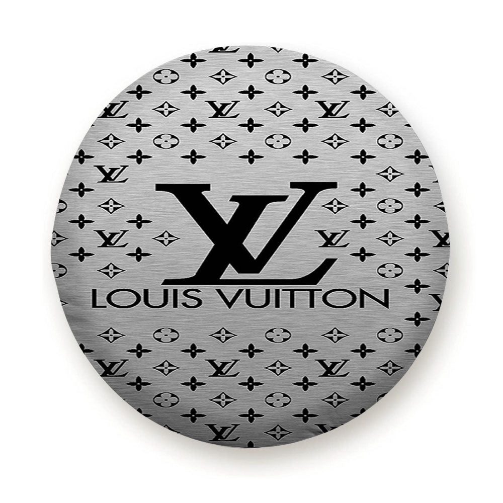 Louis Vuitton Logo Silver Tire Cover