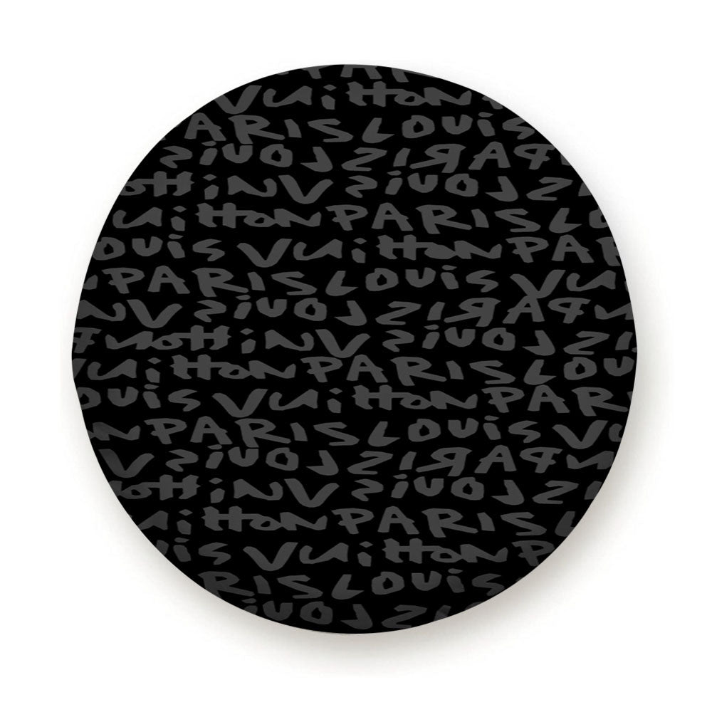 Louis Vuitton Paris Full Text Tire Cover