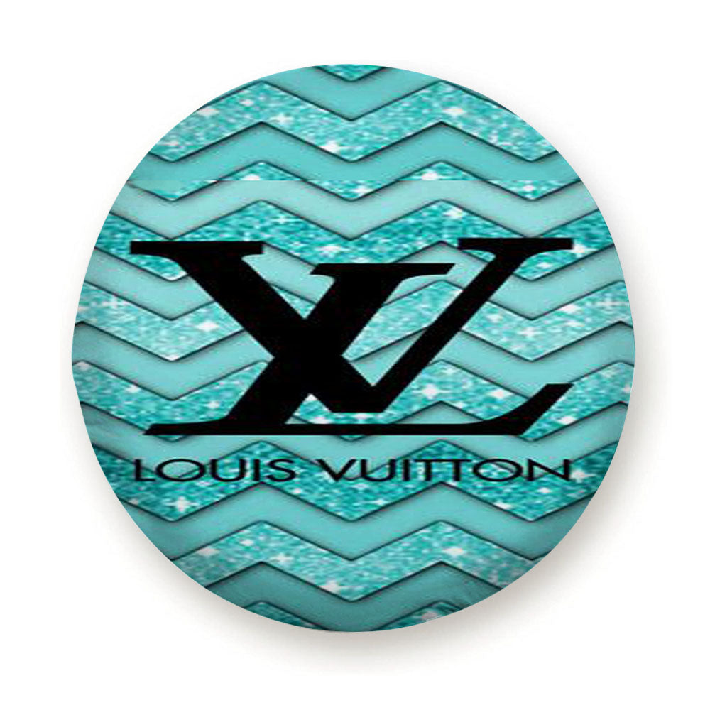 Louis Vuitton Sky Blue Chevron Tire Cover