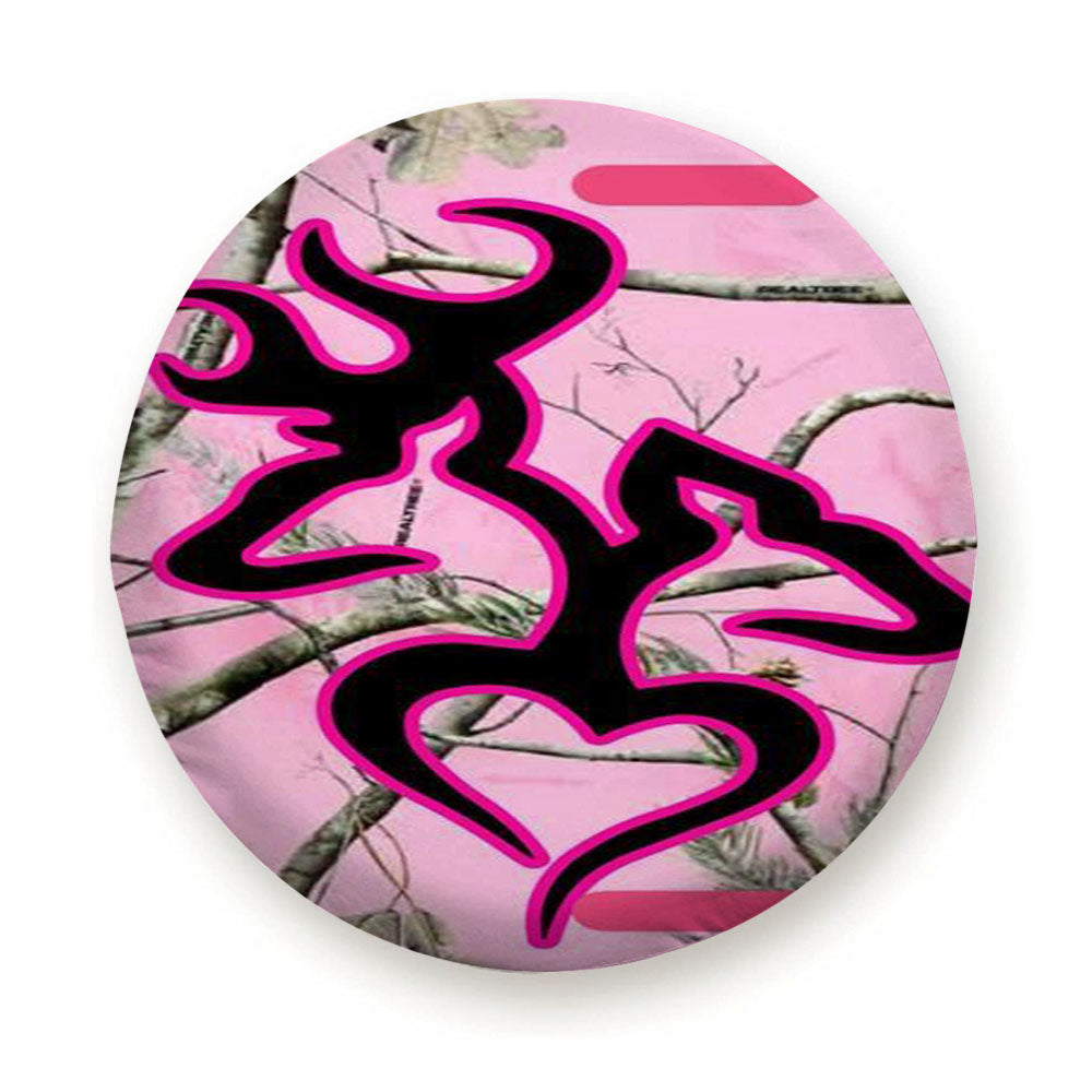 Love Browning Deer Camo Pink Tire Cover